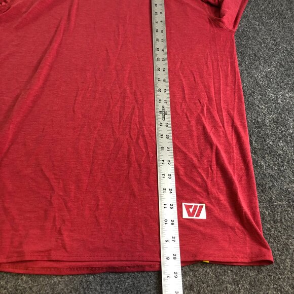 Wolaco Way of Life Long Sleeve Shirt Mens Large Red Performance Running - Picture 4 of 6
